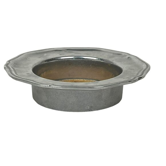 Vintage Mid-Century Wilton RWP Pewter Bowl Trinket Dish Cork Liner - Picture 7 of 8